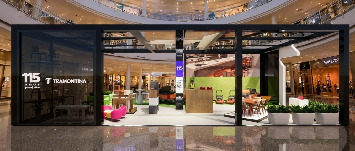 Goi&acirc;nia recebe celebra&ccedil;&atilde;o de 115 anos da Tramontina com ativa&ccedil;&atilde;o especial no Flamboyant Shopping