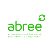 Logotipo da ABREE - Associação Brasileira de Reciclagem de Eletroeletrônicos e Eletrodomésticos.