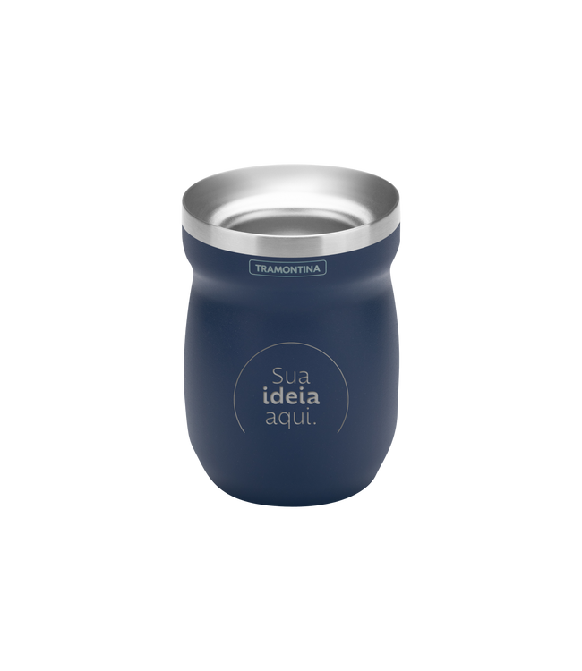 Cuia Térmica em Aço Inox 240ml