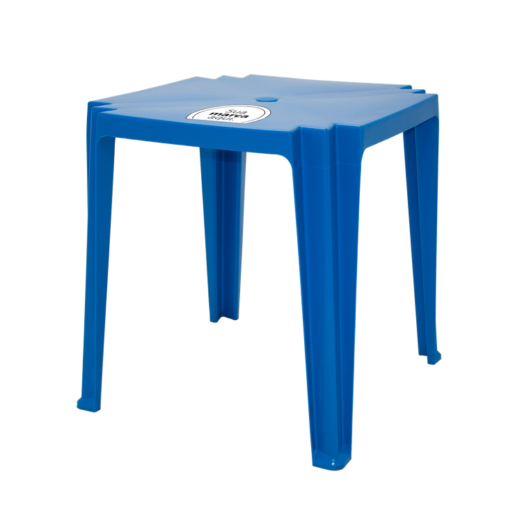 Mesa Tramontina Tambaú em Polipropileno Azul