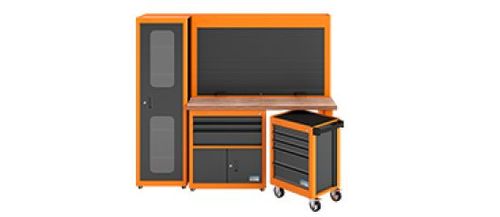 Tramontina PRO tool cabinets and organizers.