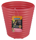 Red Tramontina flowerpot holder.