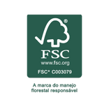 FSC certification logotype: The mark of responsible forestry.